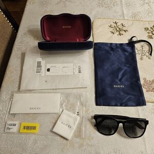 Gucci Women's GG0232S 56mm Sunglasses NEW COMPLETE